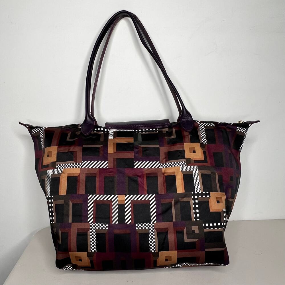 Longchamp Le Pilage Art Walk Tote Bag - Picture 2 of 16